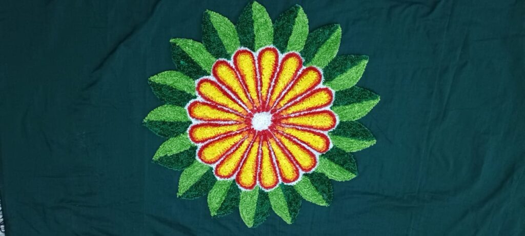 Rangoli Design Table Cover