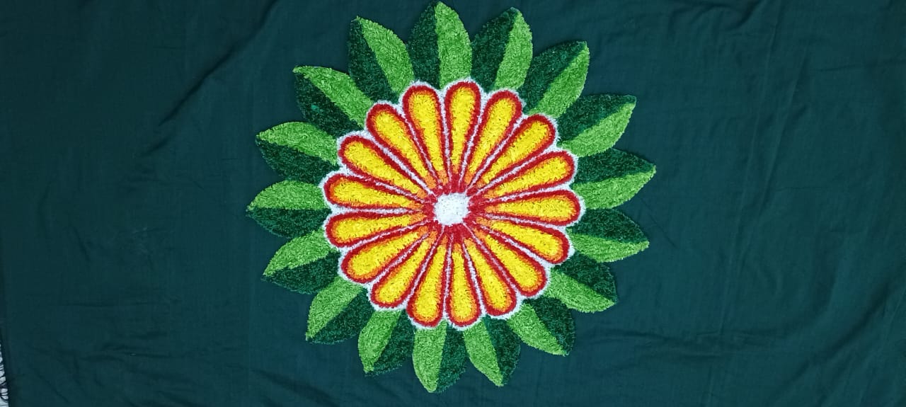 Rangoli Design Table Cover